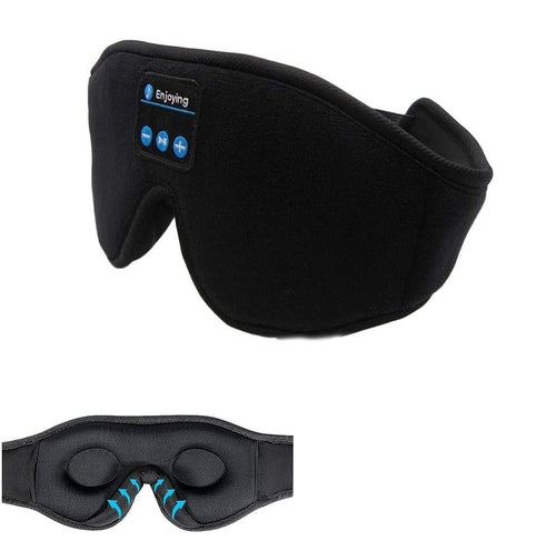 Bluetooth Audio Sleep Mask – Super Soft Eye Mask with Built-In Wireless Audio