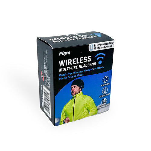 Wireless Multi-Use Headband - built in (long charge) headphones