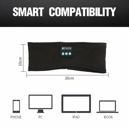 Bluetooth Sleep & Sport Headband – Ultra-Thin Speakers, Soft Material; Wireless Comfort