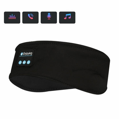 Bluetooth Sleep & Sport Headband – Ultra-Thin Speakers, Soft Material; Wireless Comfort