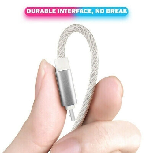 3-in-1 USB-C LED Fast Charging Cable – Triple USB-C Outputs