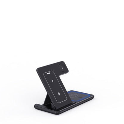 3 In 1 Fast Wireless Charger Stand - Foldable