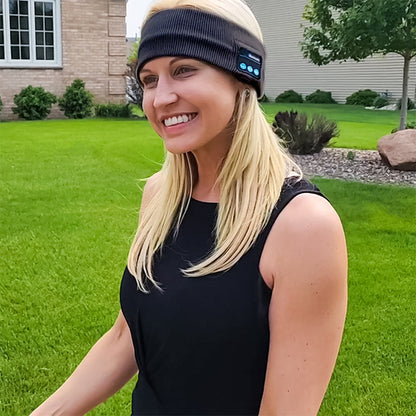Wireless Multi-Use Headband - built in (long charge) headphones